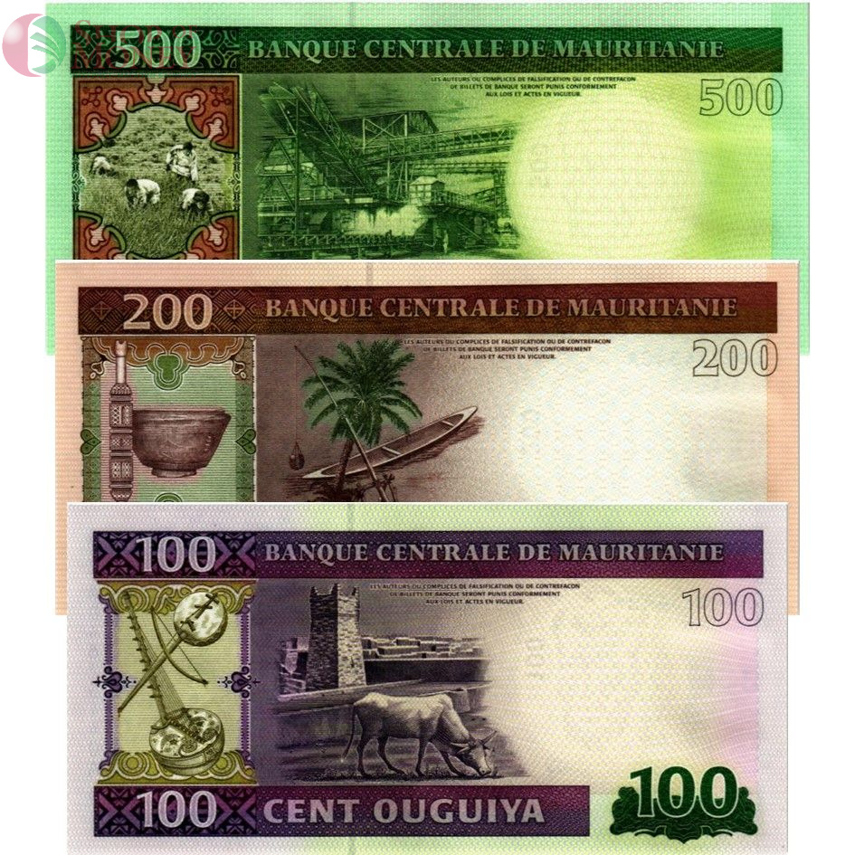 МАВРИТАНИЯ НАБОР 100 200 500 УГИЙ 2