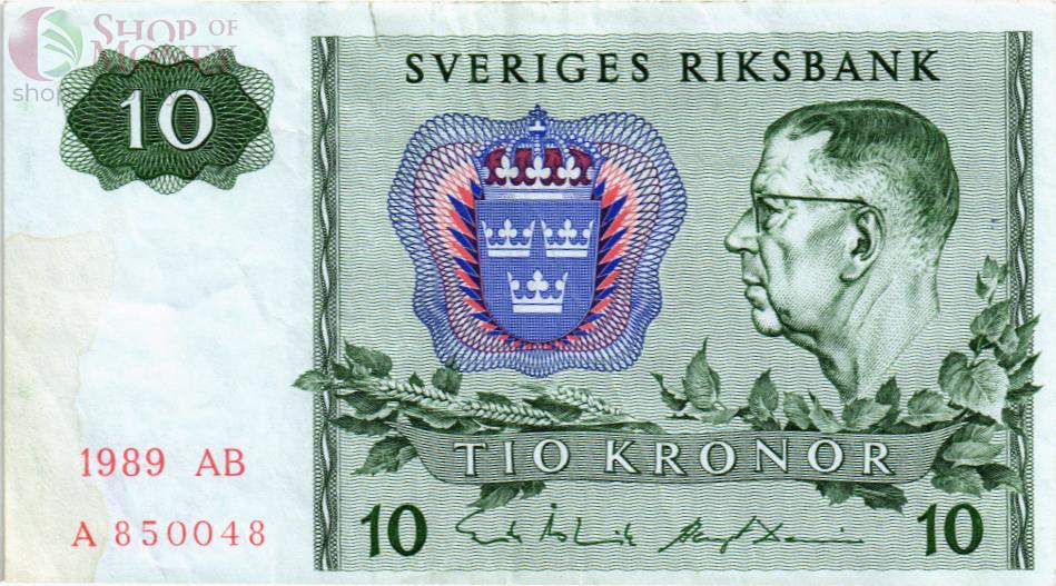 ШВЕЦИЯ 10 КРОН 1