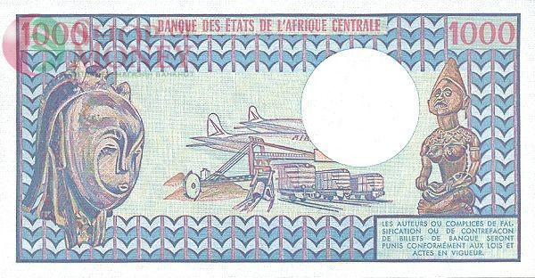 КАМЕРУН 1000 ФРАНКОВ 2