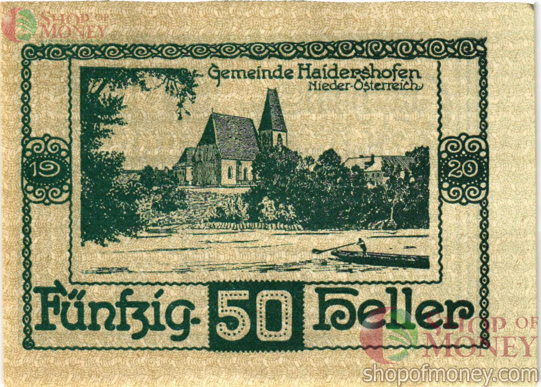 АВСТРИЯ 50 ХЕЛЛЕРОВ (НОТГЕЛЬД) 2