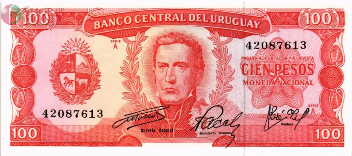 УРУГВАЙ 100 ПЕСО 1
