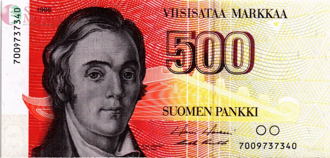 ФИНЛЯНДИЯ 500 МАРОК 1