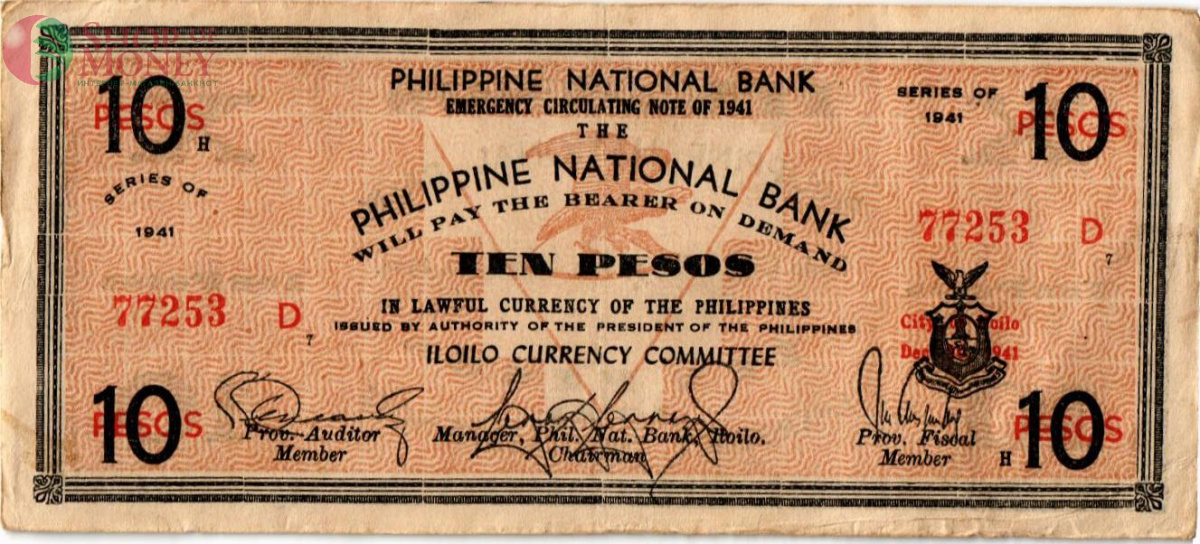 ФИЛИППИНЫ 10 ПЕСО (D) (N132) 1