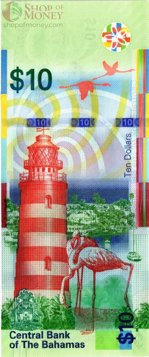 БАГАМСКИЕ ОСТРОВА 10 ДОЛЛАРОВ 2