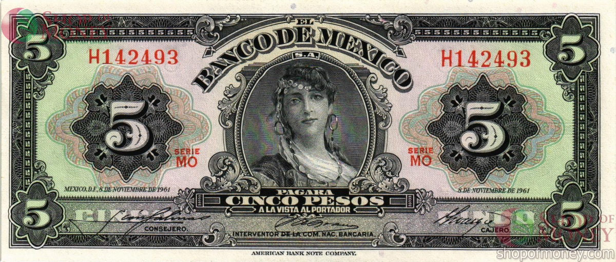 МЕКСИКА 5 ПЕСО 1