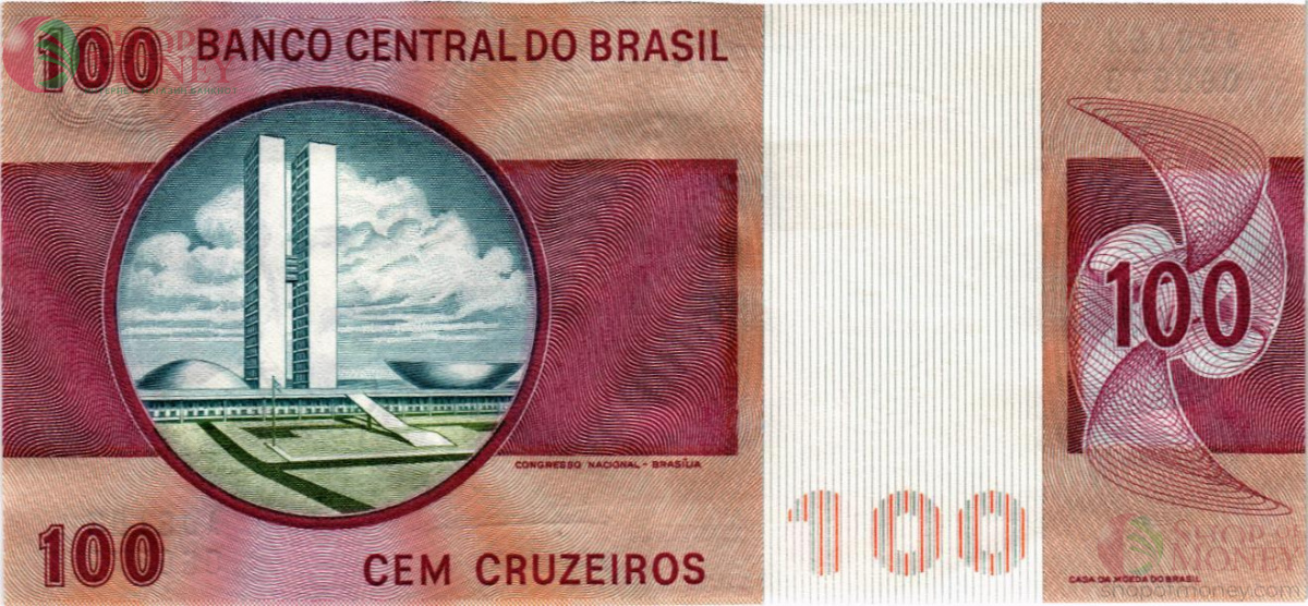 БРАЗИЛИЯ 100 КРУЗЕЙРО 2