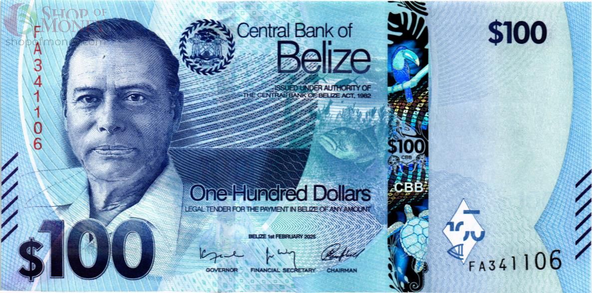 БЕЛИЗ 100 ДОЛЛАРОВ 1