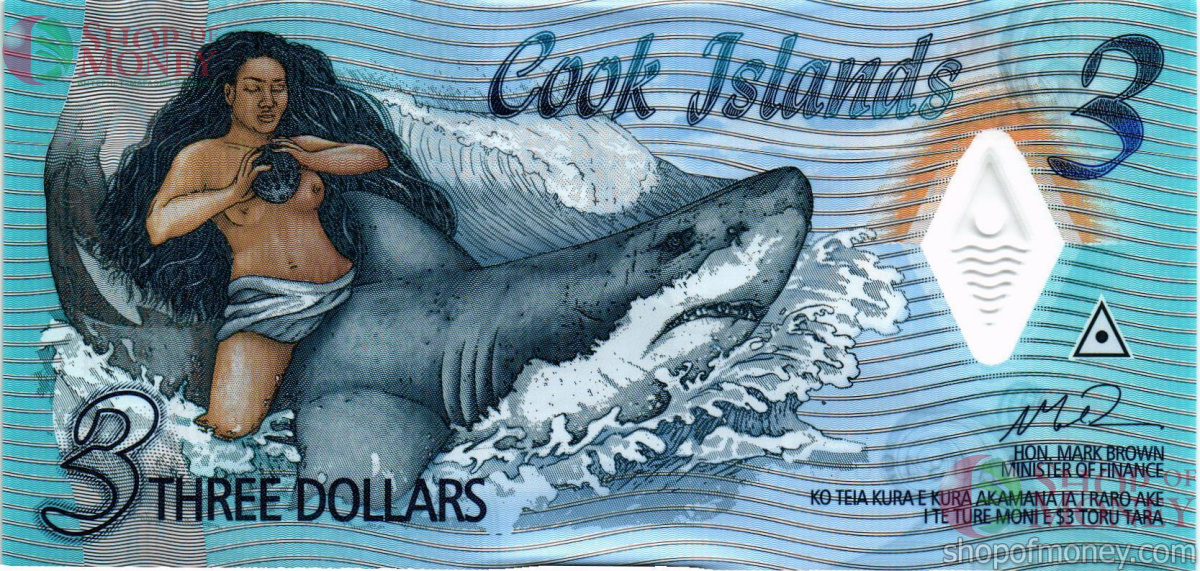 ОСТРОВА КУКА 3 ДОЛЛАРА 1