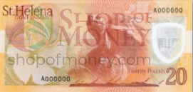 ОСТРОВ СВЯТОЙ ЕЛЕНЫ 20 ФУНТОВ 2