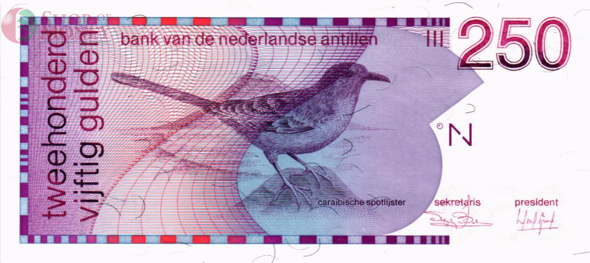 НИДЕРЛАНДСКИЕ АНТИЛЬСКИЕ ОСТРОВА 250 ГУЛЬДЕНОВ 1