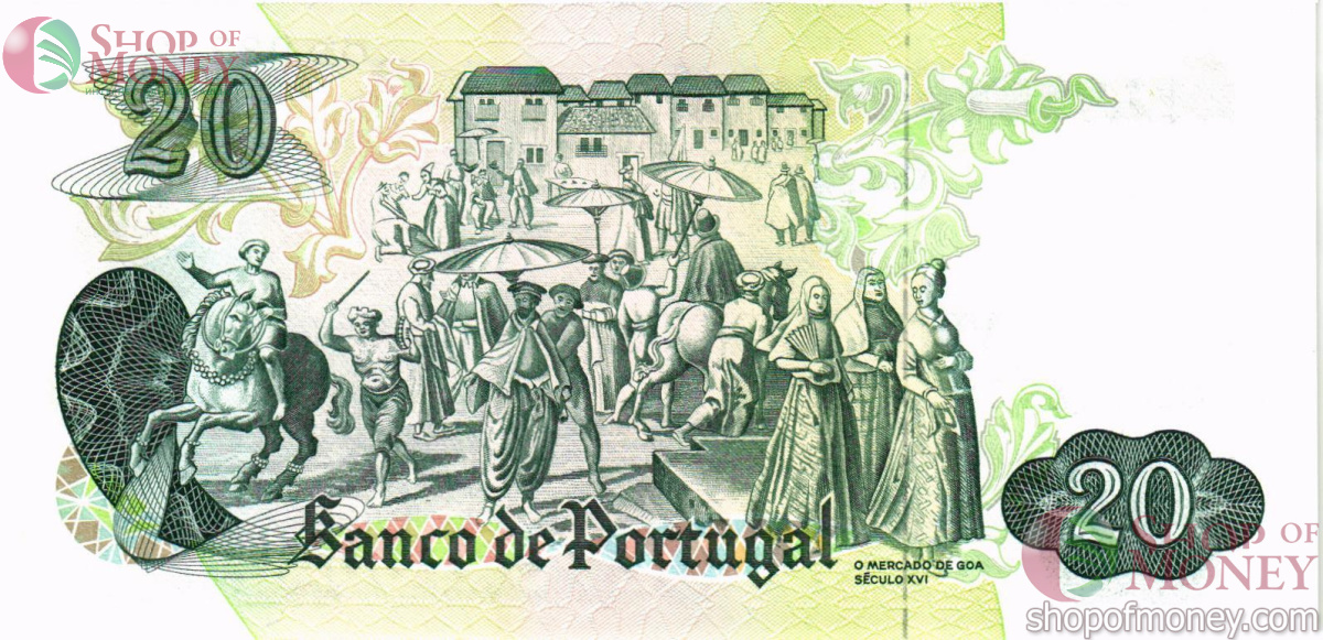 ПОРТУГАЛИЯ 20 ЭСКУДО 2