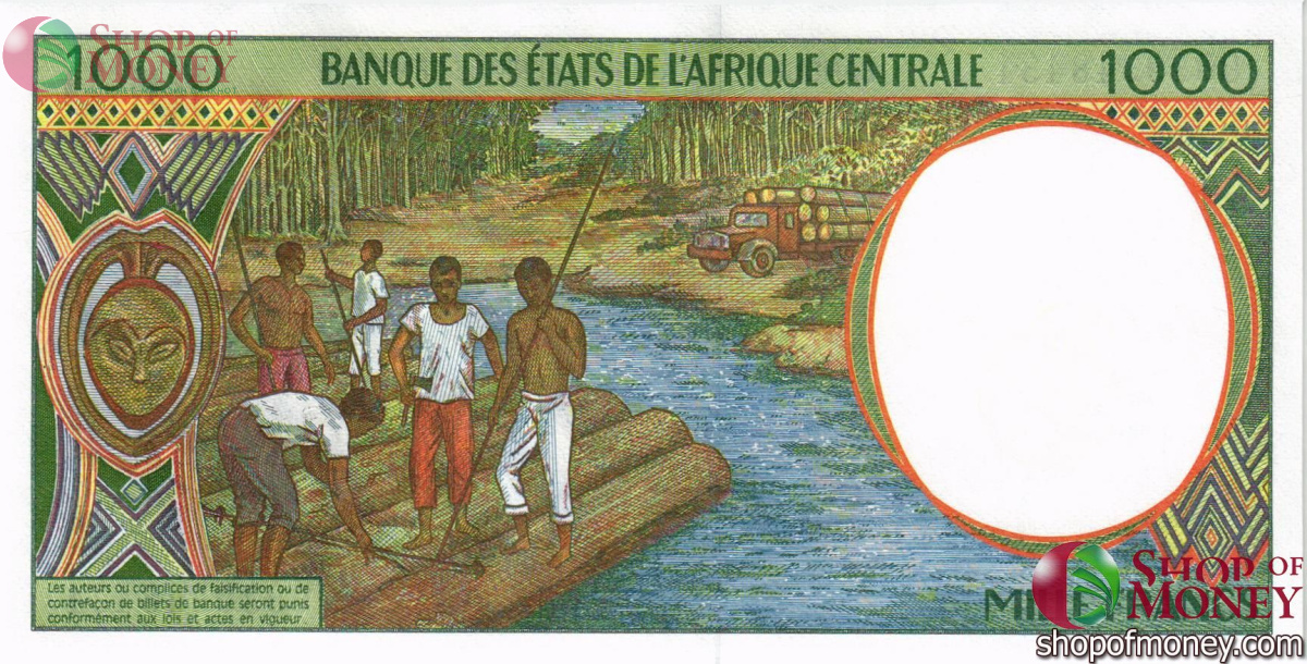 ГАБОН 1000 ФРАНКОВ 2