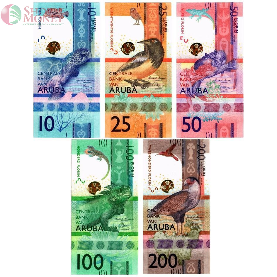АРУБА НАБОР 10 25 50 100 200 ФЛОРИН 1