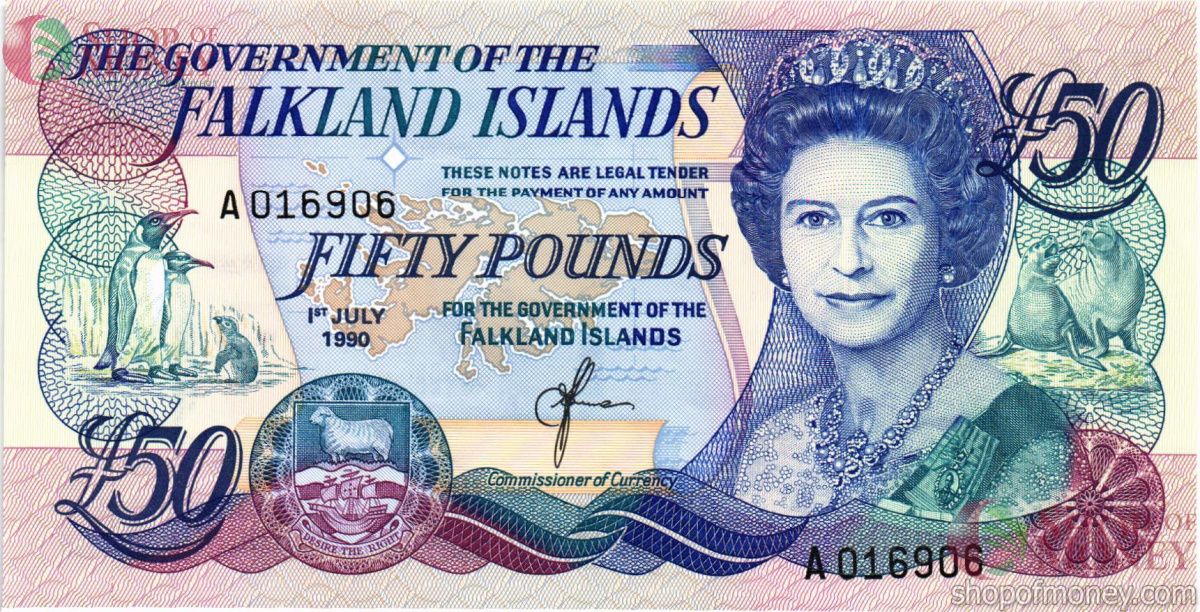 ФОЛКЛЕНДСКИЕ ОСТРОВА 50 ФУНТОВ 1