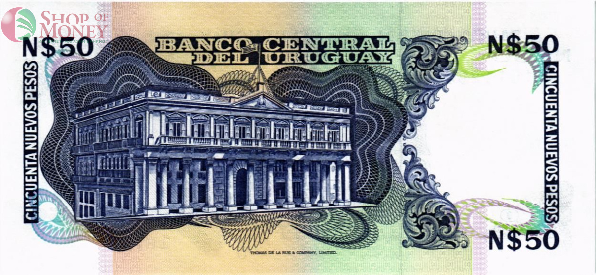 УРУГВАЙ 50 ПЕСО (G) 2