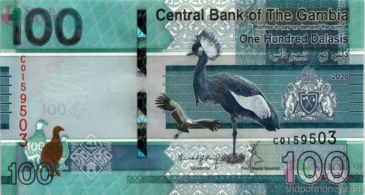 ГАМБИЯ 100 ДАЛАСИ 1