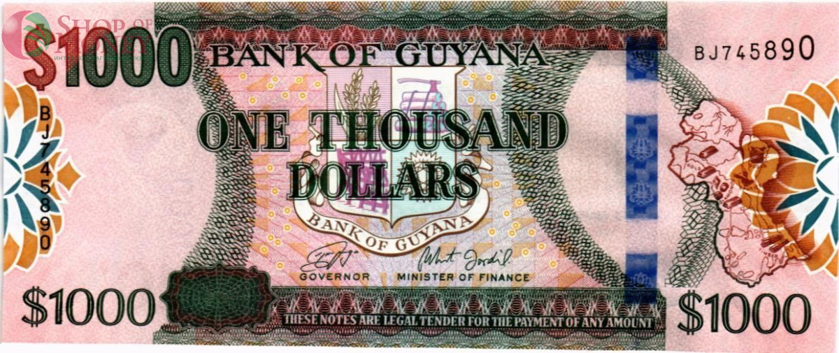ГАЙАНА 1000 ДОЛЛАРОВ 1