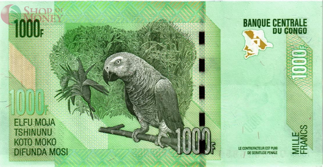 КОНГО ДР 1000 ФРАНКОВ 2