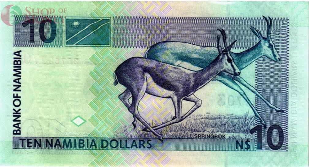 НАМИБИЯ 10 ДОЛЛАРОВ 2