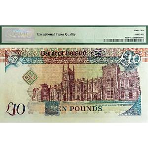 СЕВЕРНАЯ ИРЛАНДИЯ 10 ФУНТОВ (PMG - GRADE 64) 2