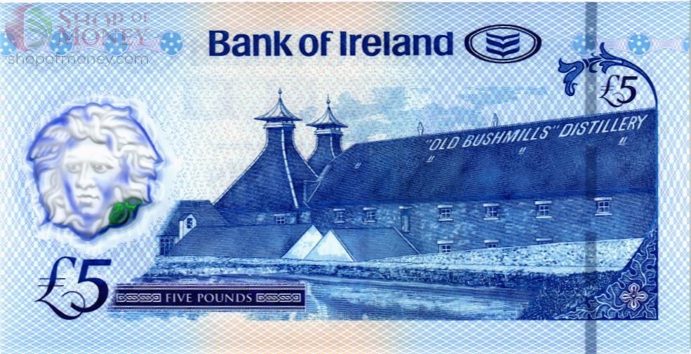 СЕВЕРНАЯ ИРЛАНДИЯ 5 ФУНТОВ (BANK OF IRELAND) 2