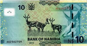 НАМИБИЯ 10 ДОЛЛАРОВ 2