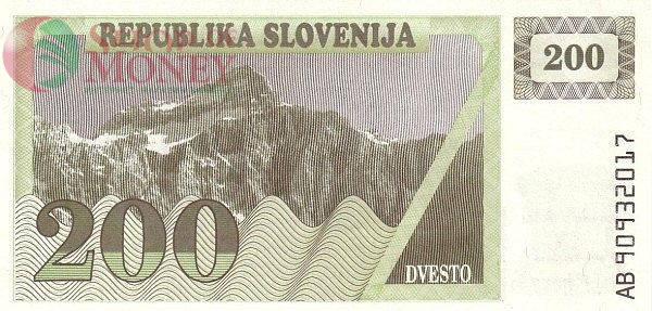 СЛОВЕНИЯ 200 ТОЛАР 2