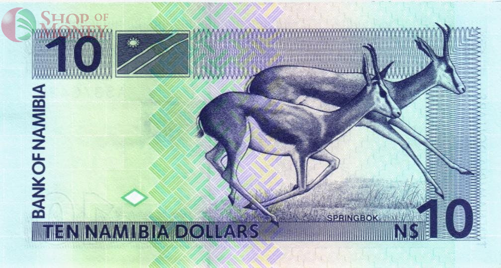 НАМИБИЯ 10 ДОЛЛАРОВ 2