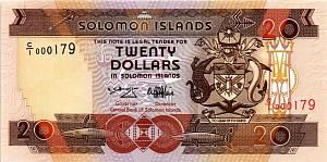СОЛОМОНОВЫ ОСТРОВА 20 ДОЛЛАРОВ 1