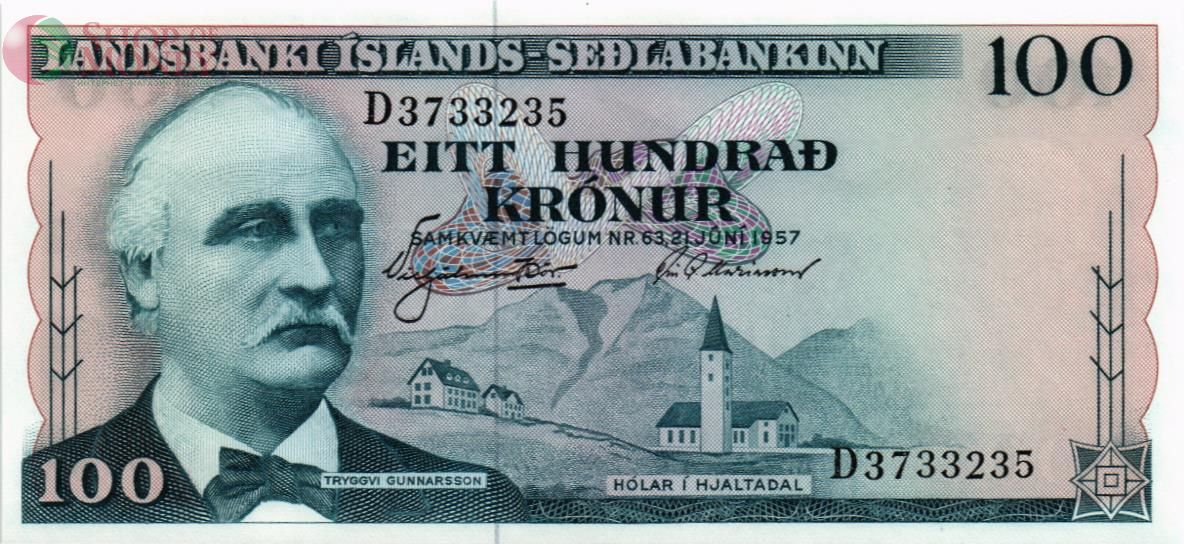 ИСЛАНДИЯ 100 КРОН 1