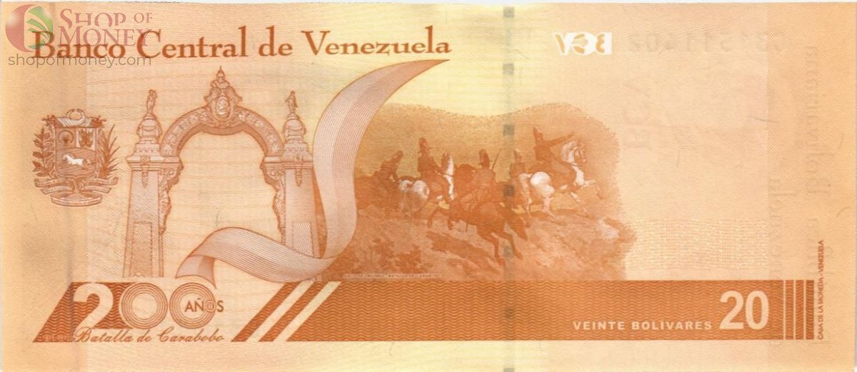 ВЕНЕСУЭЛА 20 БОЛИВАР 2