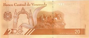 ВЕНЕСУЭЛА 20 БОЛИВАР 2