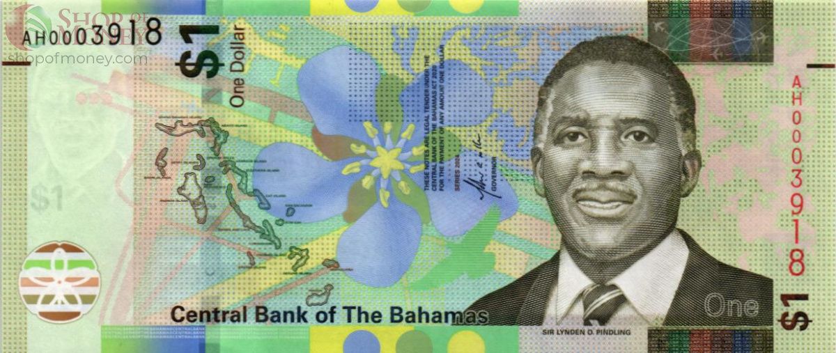 БАГАМСКИЕ ОСТРОВА 1 ДОЛЛАР 1