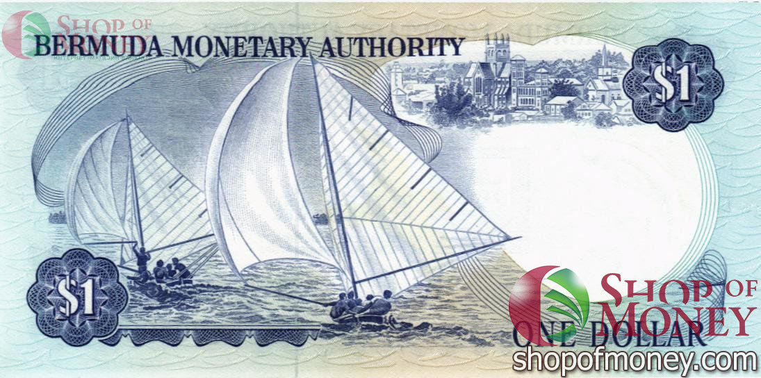БЕРМУДСКИЕ ОСТРОВА 1 ДОЛЛАР 2