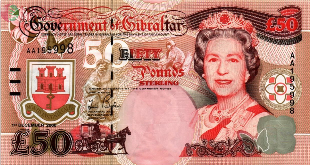 ГИБРАЛТАР 50 ФУНТОВ 1