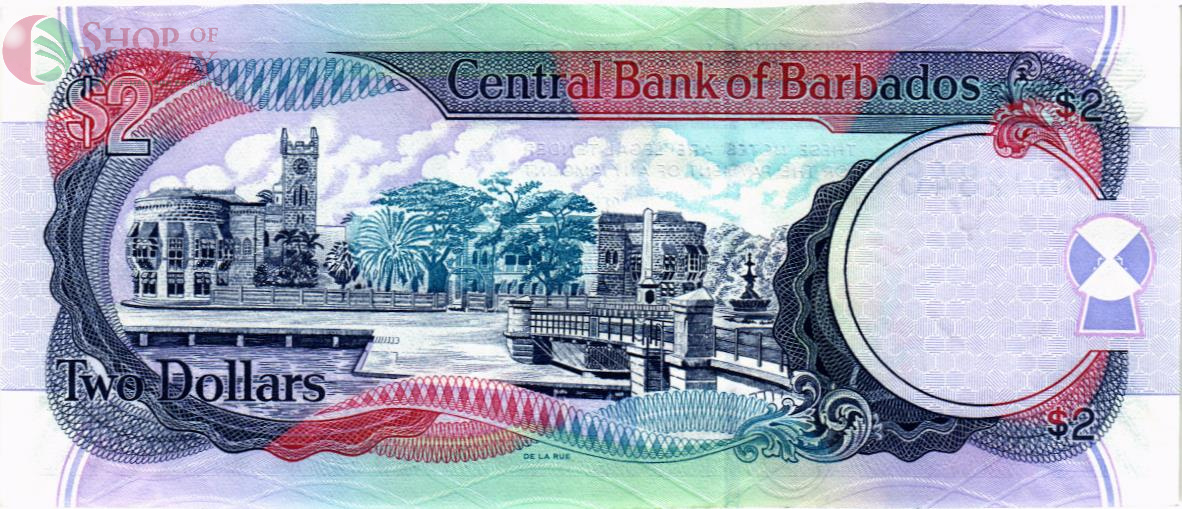 БАРБАДОС 2 ДОЛЛАРА 2