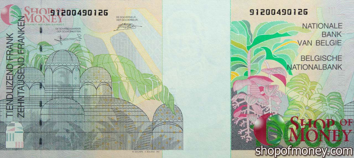 БЕЛЬГИЯ 10000 ФРАНКОВ 2