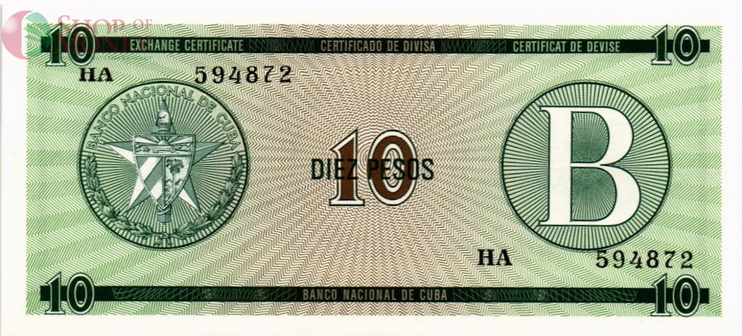 КУБА 10 ПЕСО 1