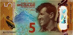 НОВАЯ ЗЕЛАНДИЯ 5 ДОЛЛАРОВ 1