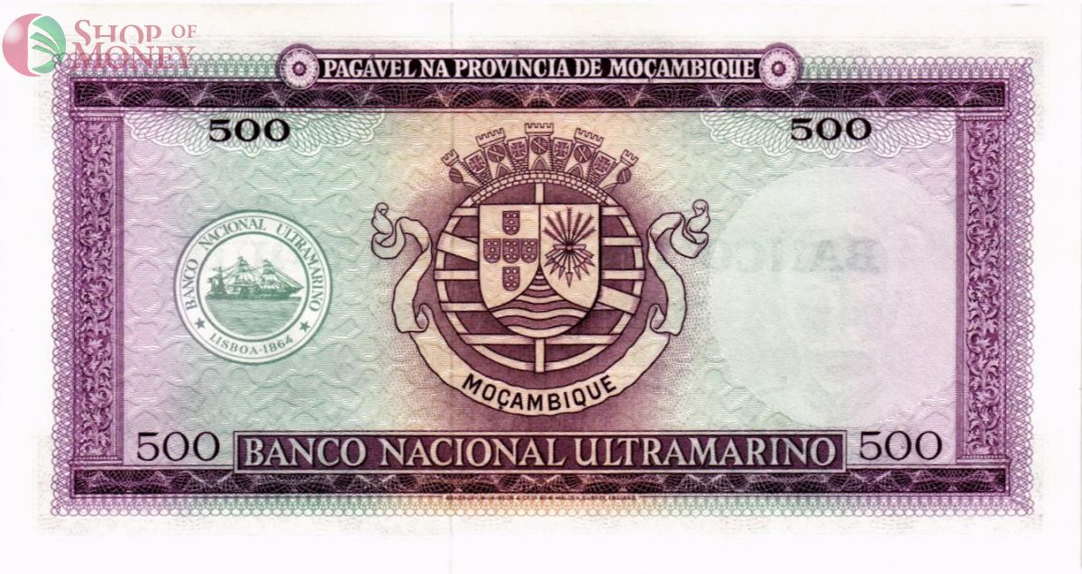 МОЗАМБИК 500 ЭСКУДО 2