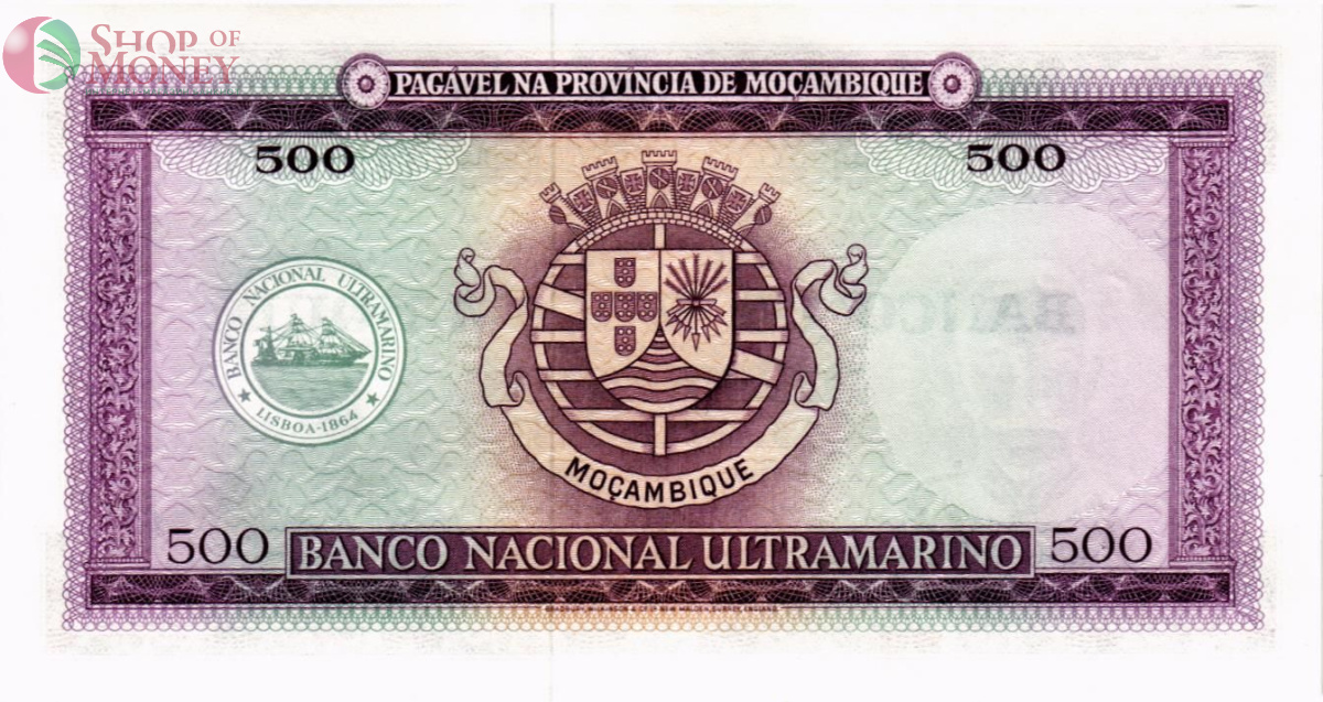 МОЗАМБИК 500 ЭСКУДО 2