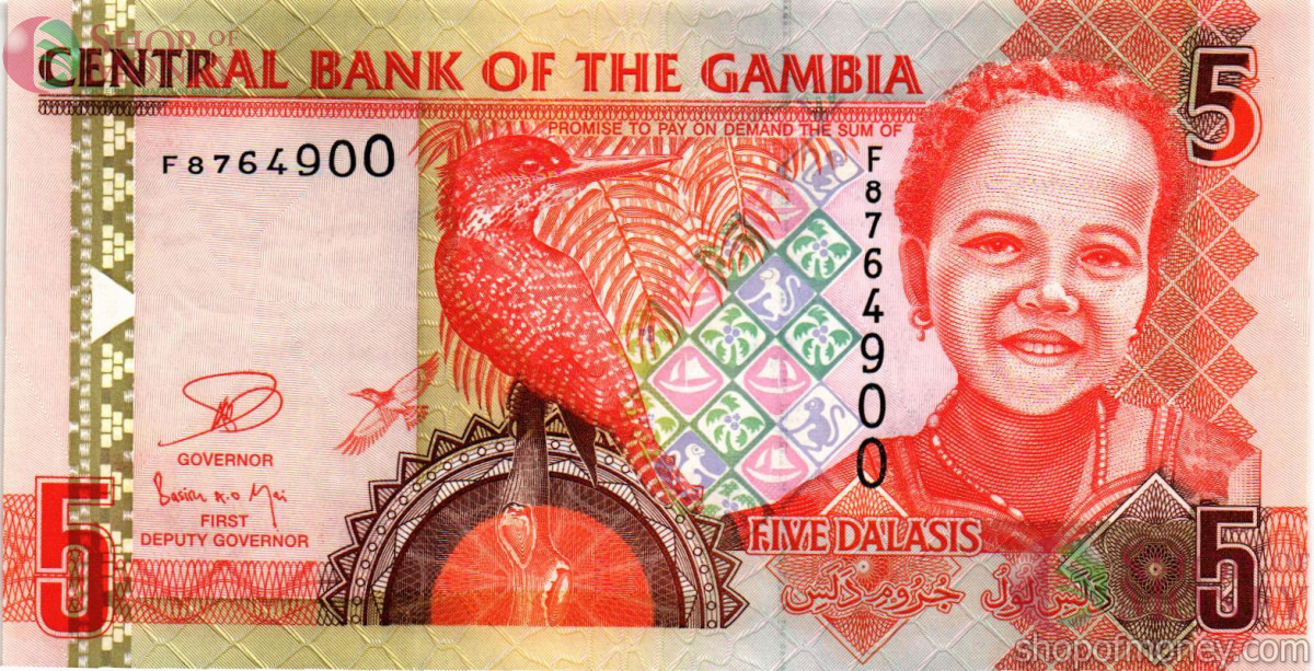 ГАМБИЯ 5 ДАЛАСИ 1