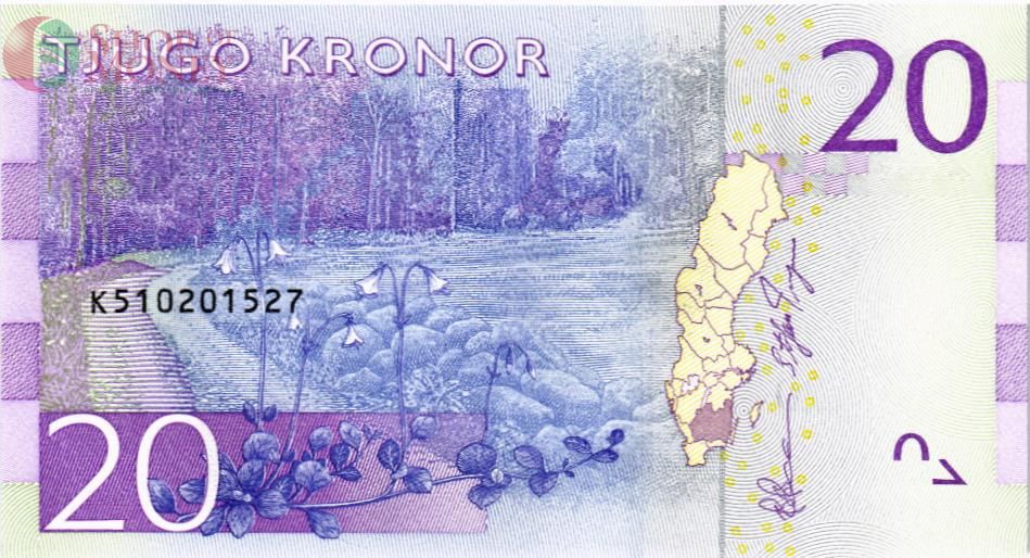 ШВЕЦИЯ 20 КРОН 2