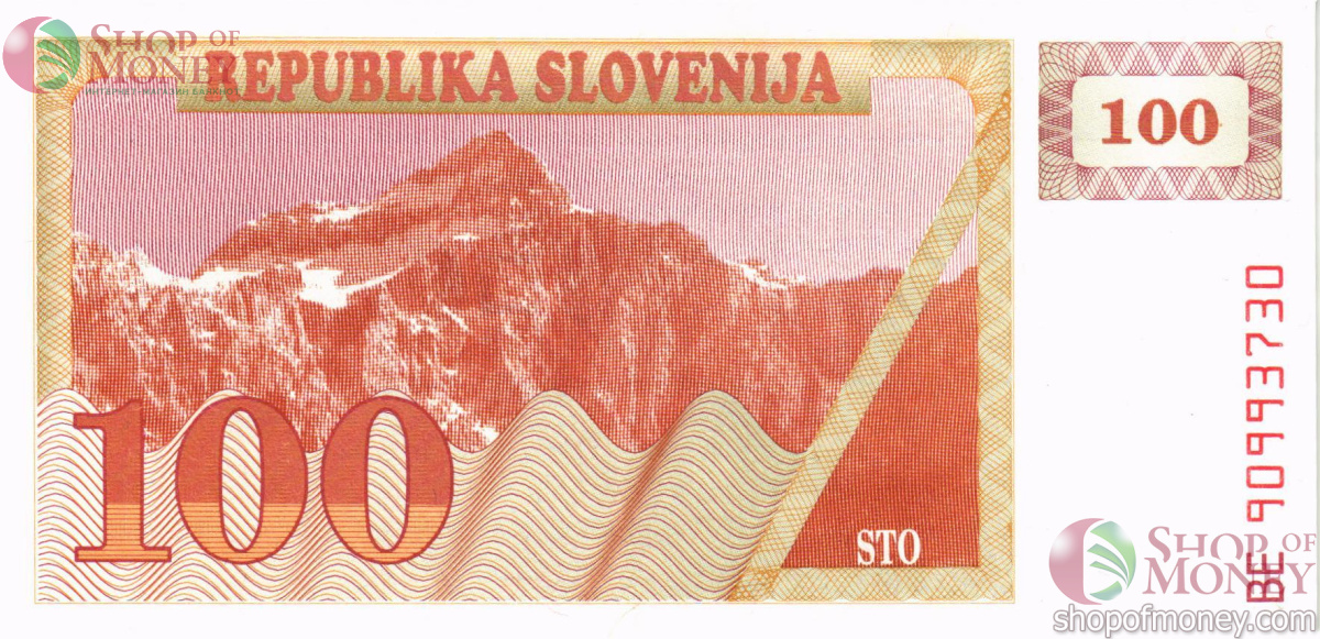 СЛОВЕНИЯ 100 ТОЛАРА 2