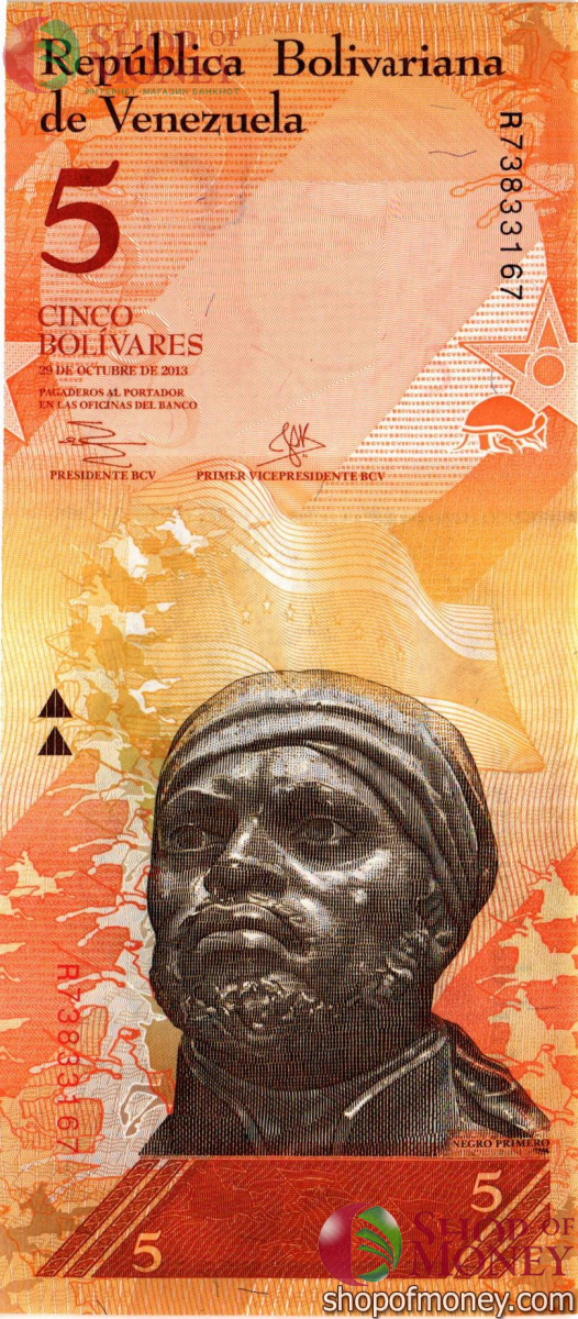 ВЕНЕСУЭЛА 5 БОЛИВАР (29.10.2013) 1