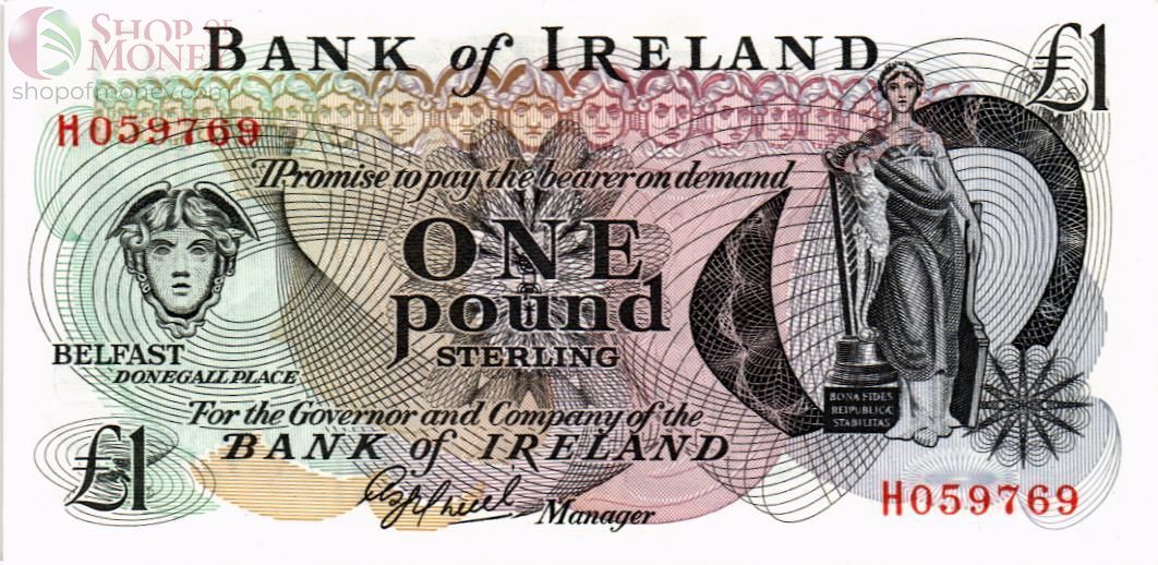 ИРЛАНДИЯ 1 ФУНТ (BANK OF IRELAND) 1
