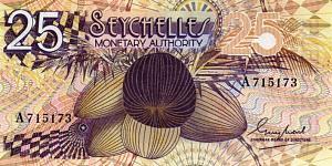 СЕЙШЕЛЬСКИЕ ОСТРОВА 25 РУПИЙ 1