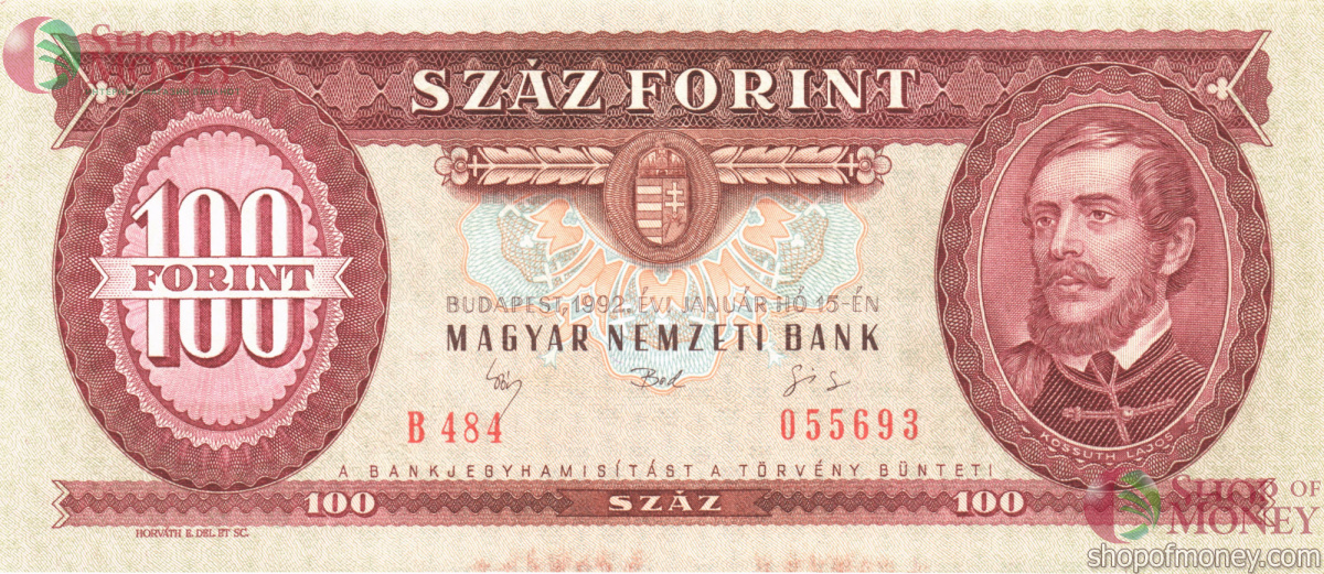ВЕНГРИЯ 100 ФОРИНТОВ 1
