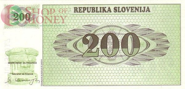 СЛОВЕНИЯ 200 ТОЛАР 1