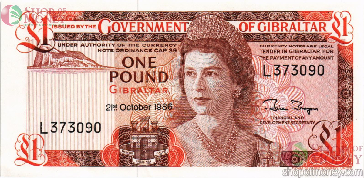 ГИБРАЛТАР 1 ФУНТ 1